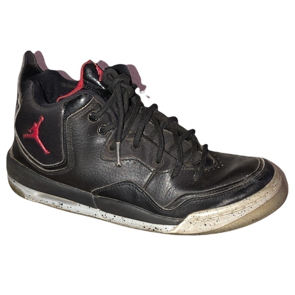 Jordan Sneaker Youth Size 5.5 Black Courtside 23 Lace Up Shoes AR1000-023